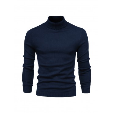 All Match Best Sellers Autumn Winter Pullover Men Solid Turtleneck Sweaters All Match Best Sellers Autumn Winter Pullover Men Solid Turtleneck Sweaters